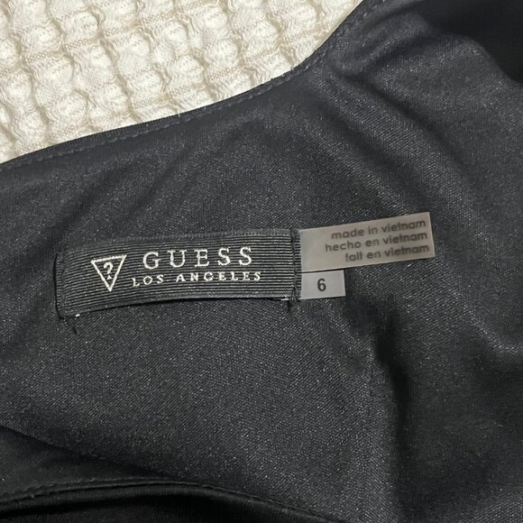 Guess Black Mini Dress, Size 6 - Picture 10 of 11